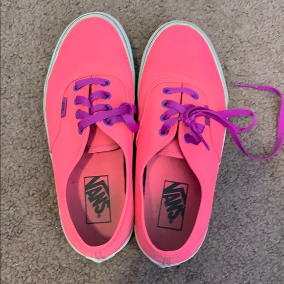 pink and purple vans shoes